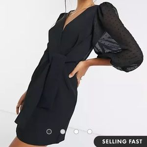 Black cocktail dress